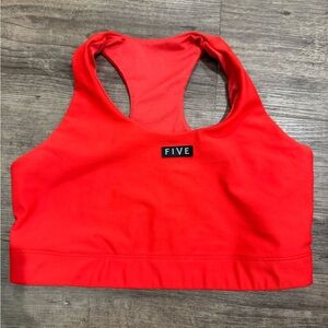 Red Sports Bra by FIVE dancewear